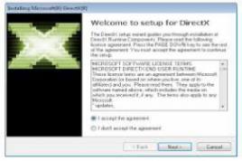 DirectX End User Runtime Web Installer